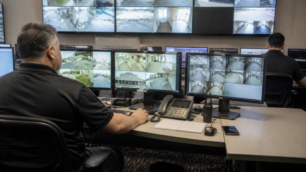 Security team monitors real-time threat alerts, improving response time with AI-driven incident notifications.